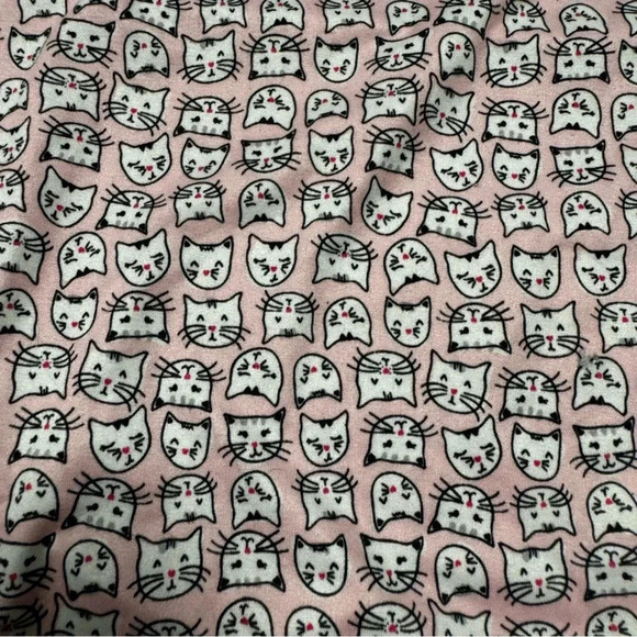 Cuddl Duds Cat Print Long Sleeve Pajama Shirt Size Small - Picture 3 of 8